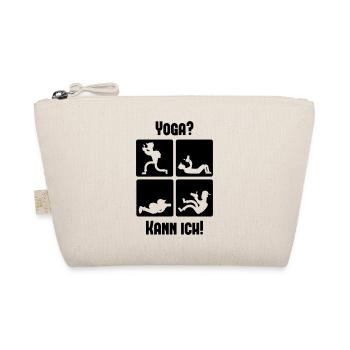 Fotografie: yoga? kann ich! - Bio-Täschchen - Natur - Vorne