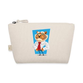 tiger in suit - Organic Pouch - nature - Front
