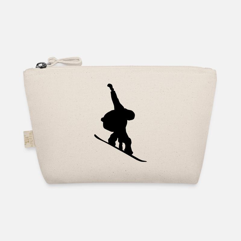 Snowboarder Bio-Täschchen