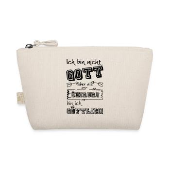 Göttlicher Chirurg Geschenk - Bio-Täschchen - Natur - Vorne