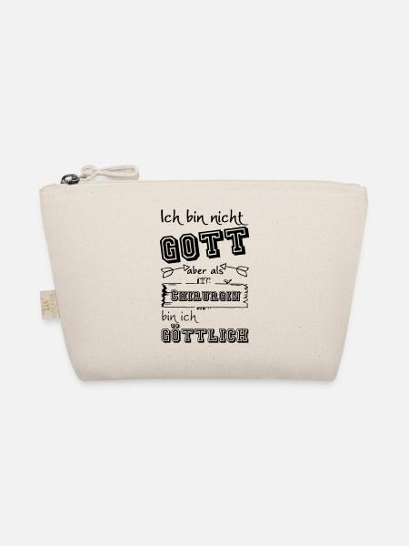 Göttliche Chirurgin Geschenk - Bio-Täschchen - Natur