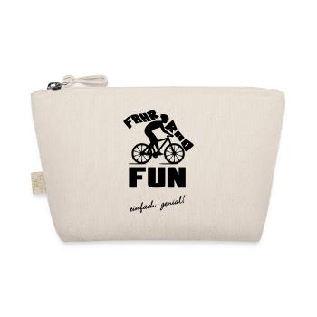 Fahrrad Fun Radfahrer Rad Sport Freizeit Geschenk - Bio-Täschchen - Natur - Vorne