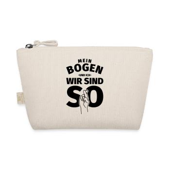 Bogenschießen Bogen Schütze - Bio-Täschchen - Natur - Vorne