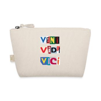 Veni Brief in Zeitungen - Bio-Täschchen - Natur - Vorne