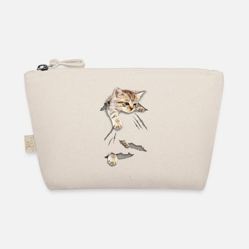 cat tear - Bio-Täschchen - Natur