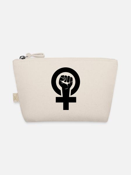 feministin - Bio-Täschchen - Natur - Vorne