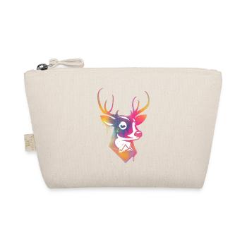 Cerf coloré avec des montagnes et des oiseaux - Trousse biologique - nature - Devant