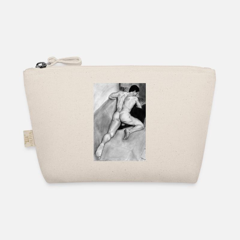 Pencil man ass Organic Pouch