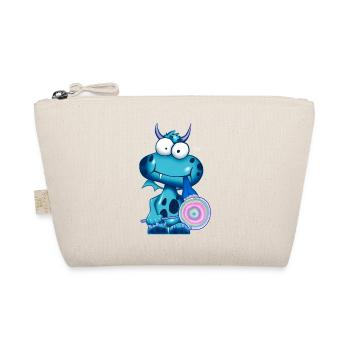 Lolli Olli Monsta sig blue - Bio-Täschchen - Natur - Vorne