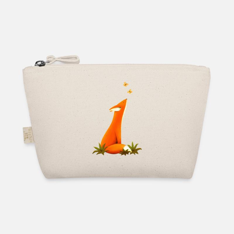 Fuchs und Schmetterlinge, Tiere, Tierkinder Bio-Täschchen