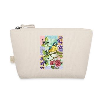 Titmouse in the garden - Organic Pouch - nature - Front