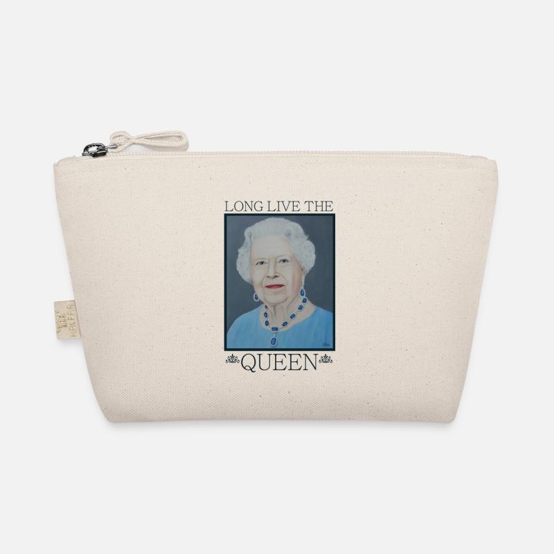 Queen Elisabeth von England - Geschenk - Bio-Täschchen - Natur