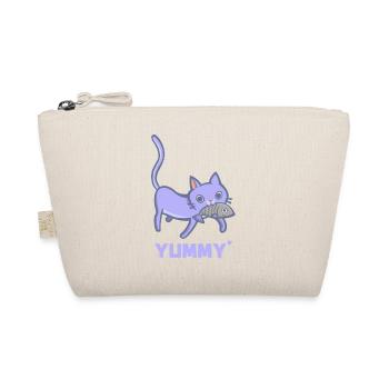 Katze und Fisch - Naschkatze - Bio-Täschchen - Natur - Vorne