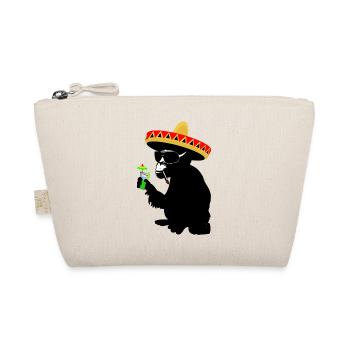funky monkey - Bio-Täschchen - Natur - Vorne