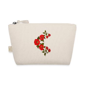 Motif de vigne florale rouge - Trousse biologique - nature - Devant