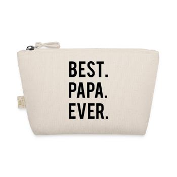 Best papa Ever - Organic Pouch - nature - Front