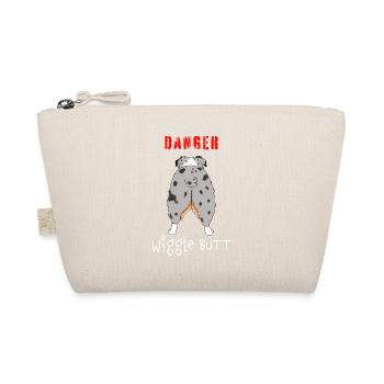 Danger Wiggle Butt Australian Shepherd - Bio-Täschchen - Natur - Vorne
