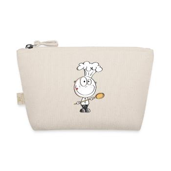 Caricature de chef stick figure - Trousse biologique - nature - Devant