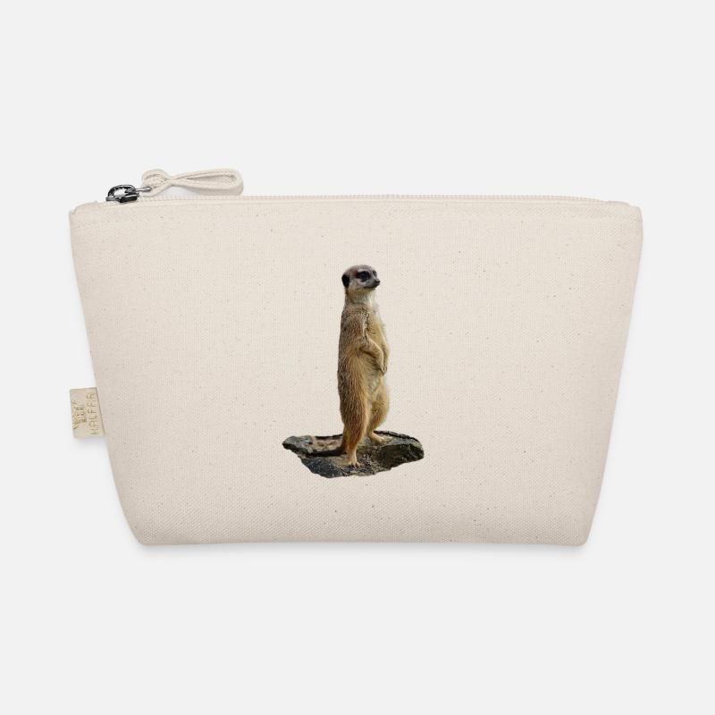 Meerkat on a rock Organic Pouch