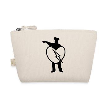 Police Heart Police Policier Love Heart Gift - Trousse biologique - nature - Devant
