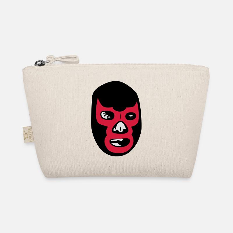 mexican wrestling mask lucha libre - Bio-Täschchen - Natur