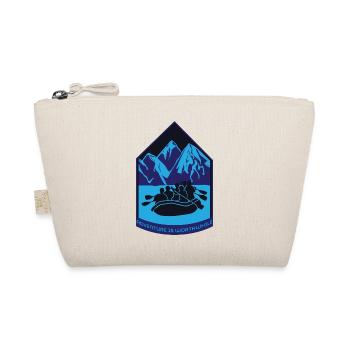 Rafting Extremsport Spruch Geschenk - Bio-Täschchen - Natur - Vorne