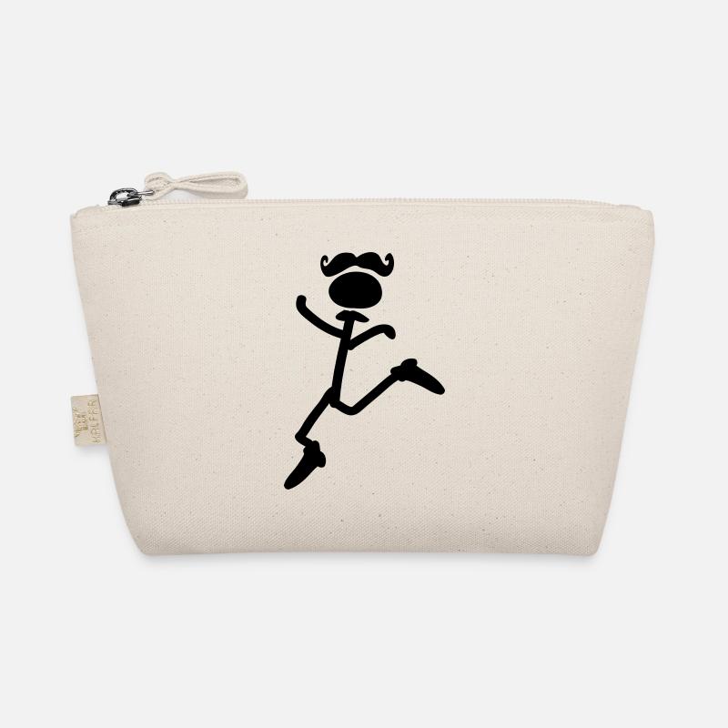 Funny hair dancer boy Organic Pouch