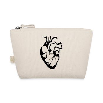 heart - Bio-Täschchen - Natur - Vorne