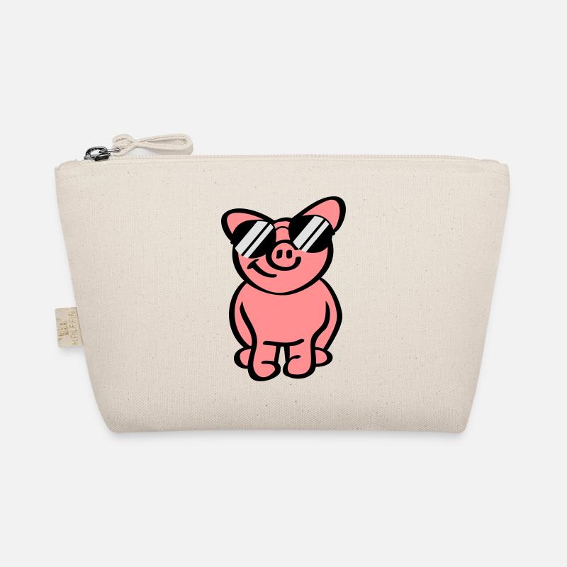 Cool Pig - Bio-Täschchen - Natur