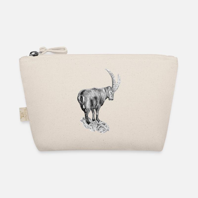 Trinkflasche "STEINBOCK" Bio-Täschchen