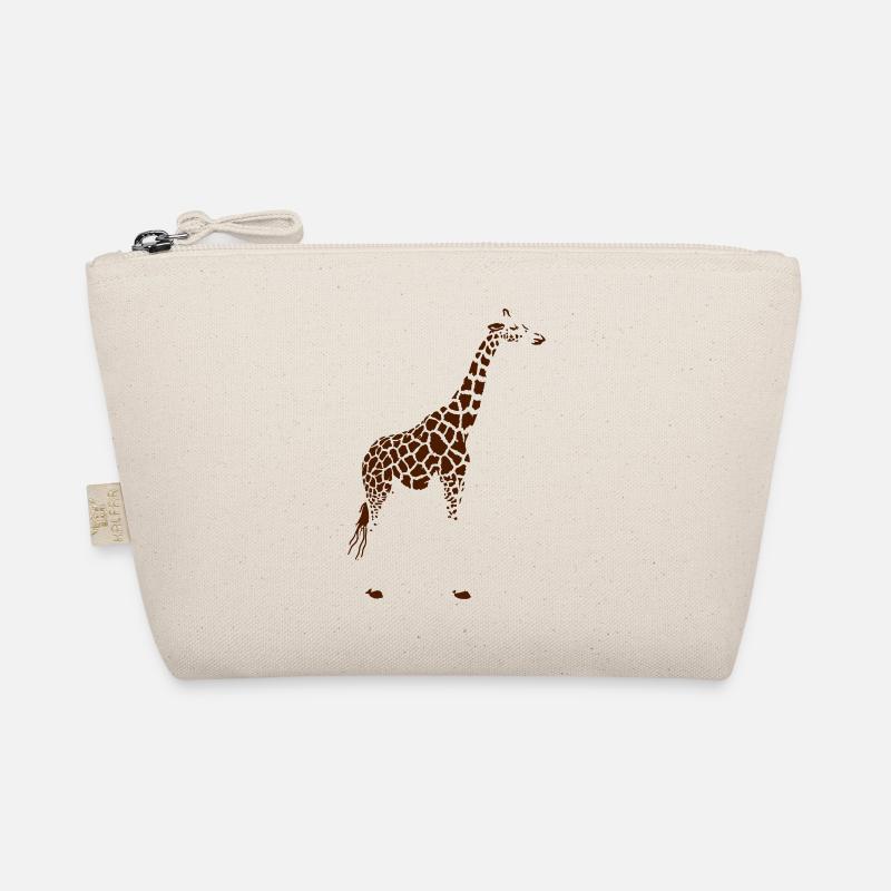 MosaikGiraffen Silhouette - Bio-Täschchen - Natur