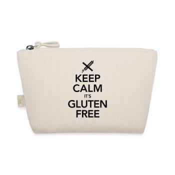 Keep Calm It´s Gluten Free - Bio-Täschchen - Natur - Vorne