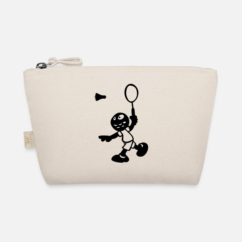 drawing cartoon comic sport badminton funny Organic Pouch