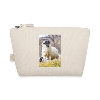 A Highland sheep with a black head in the Scottish - Organic Pouch - nature - Front