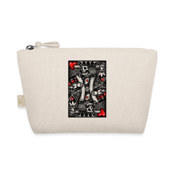Dead King of Hearts Poker - Organic Pouch - nature - Front