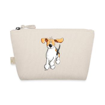 Flotter Beagle - Bio-Täschchen - Natur - Vorne