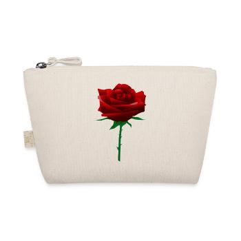 Red rose - Organic Pouch - nature - Front