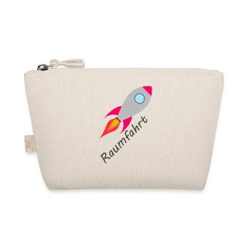 Rakete Rocket Raumfahrt - Bio-Täschchen - Natur - Vorne