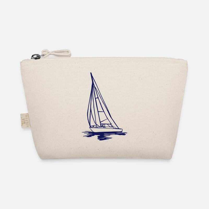 Sailing Boat - Bio-Täschchen - Natur