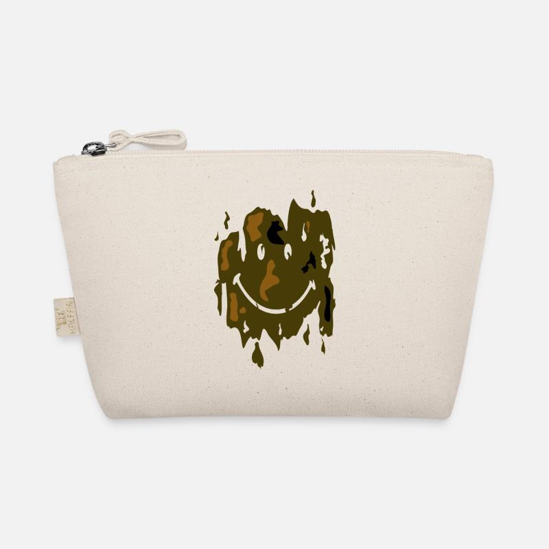 Smiley Mud - Bio-Täschchen - Natur
