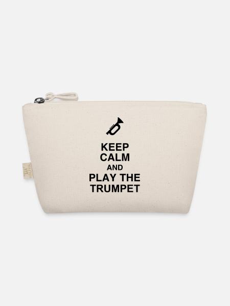 Trompette Trompettiste Musique Musicien Concert - Trousse biologique - nature - Devant