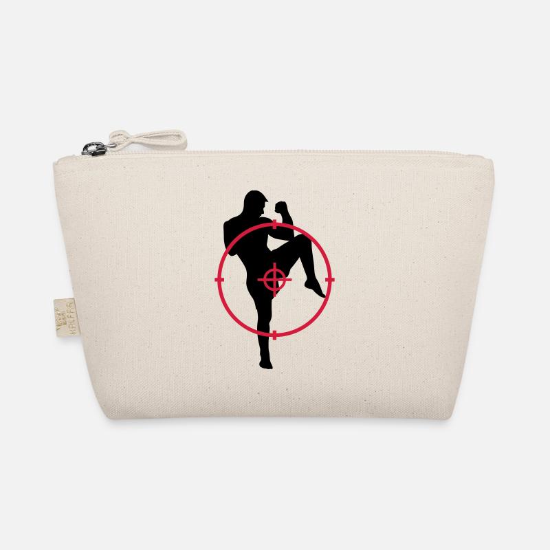 Kickboxen / Kickboxing / Kickboxer / Kick Boxing - Bio-Täschchen - Natur
