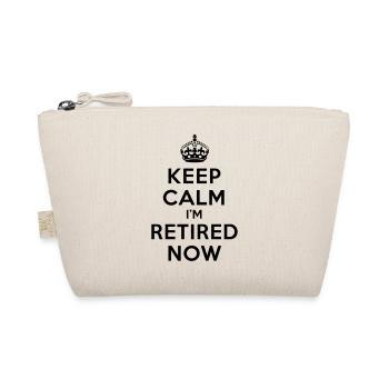 Keep calm I'm retired now - Bio-Täschchen - Natur - Vorne