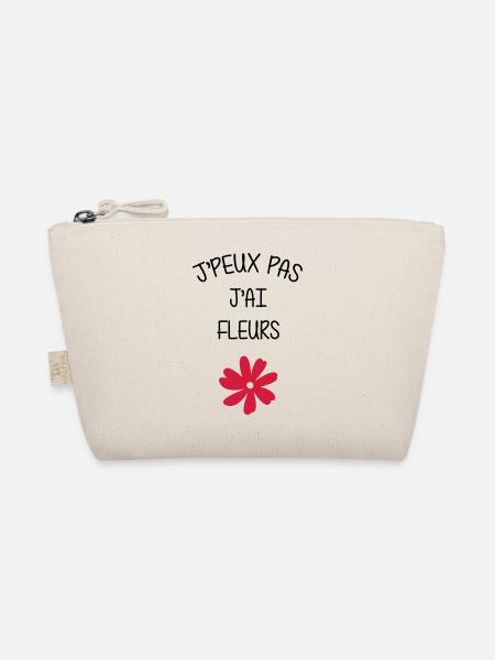 Florist / Flower / Floristin / Fleur / Fleuriste - Organic Pouch - nature - Front