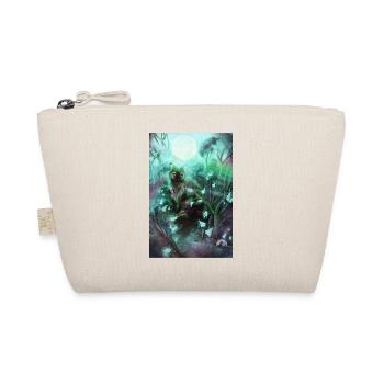 Forest cat in the magic forest - Organic Pouch - nature - Front