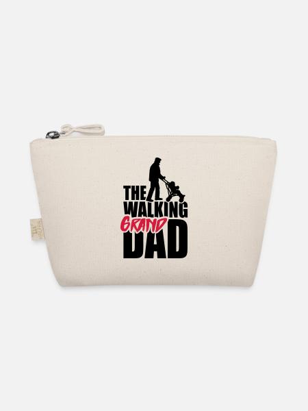 The walking (grand) dad - grandad - Bio-Täschchen - Natur