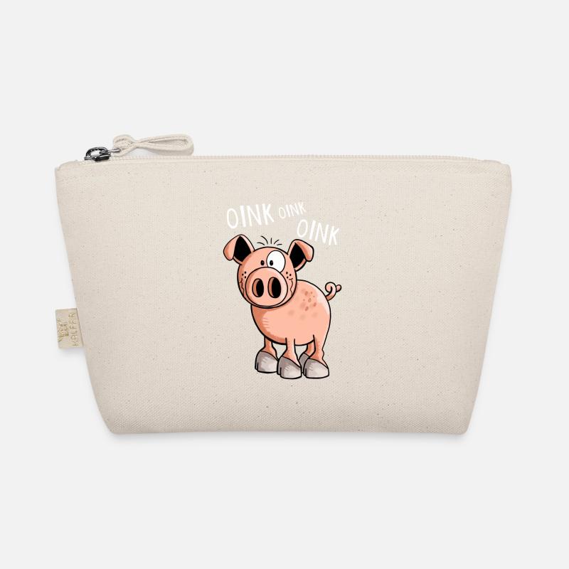 Kleines Oink Schwein - Comic - Schweine - Tiere - Bio-Täschchen - Natur