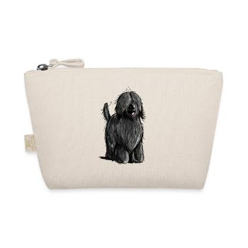 Knuffiger Briard - Berger de Brie - Briarden - Bio-Täschchen - Natur - Vorne