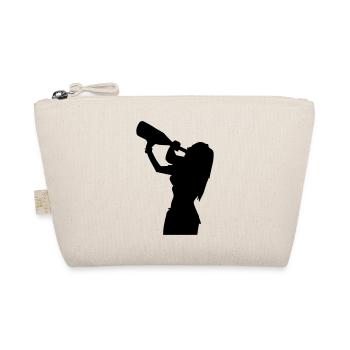 drinking girl bottle - Organic Pouch - nature - Front