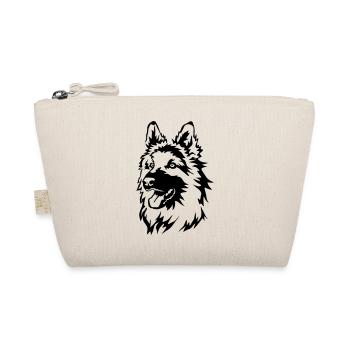 German shepherd head - Organic Pouch - nature - Front